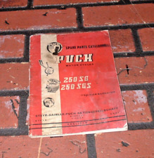 GENUINE PUCH 250SG & 250SGS ILLUSTRATED SPARE PARTS CATALOGUE. 1955. FREE POST