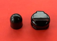 1 x Tow Ball Black Plastic