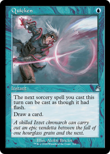 Mtg quicken - quicken, (retro