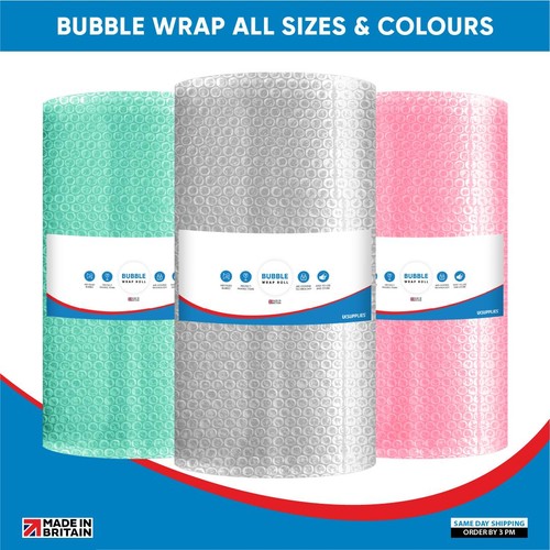 Bubble wrap roll clear - bubble, pink