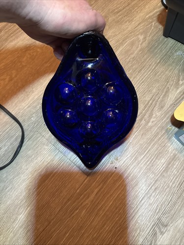 Vintage cobalt blue - blue, glass
