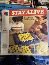 MB Games STAY ALIVE Board Game 1977 Complete