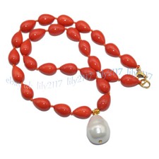 9x13mm Coral Orange South Sea