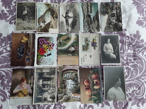Vintage old postcards - vintage,