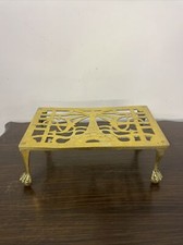 Antique Brass Kettle /  Plant