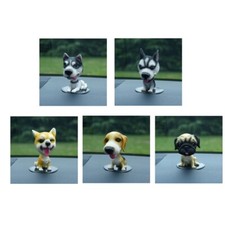 Cartoon Car Spring Shake Head Dog Ornament Perfume Cartoon Seat Lovely Creative