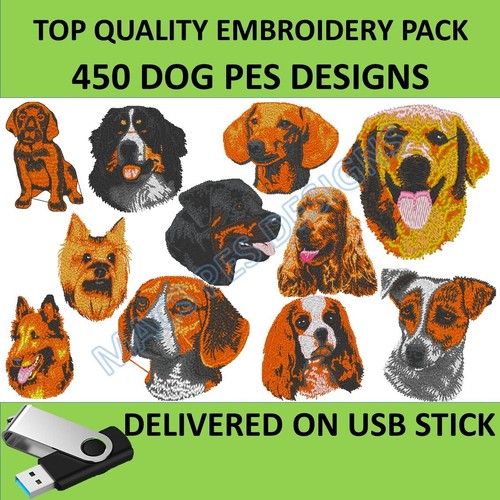 Dogs pes embroidery pack - pes,
