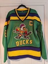 Mighty Ducks movie No. 96 ice hockey jersey shirt Charlie Conway Men's S