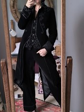 UNIQUE Velvet vintage TAILCOAT