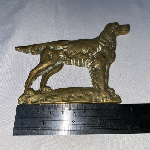 Vintage brass retriever dog - vintage,