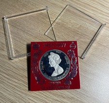 1977 QEII SILVER JUBILEE 38mm SOUVENIR PROOF MEDAL - cased and mounted