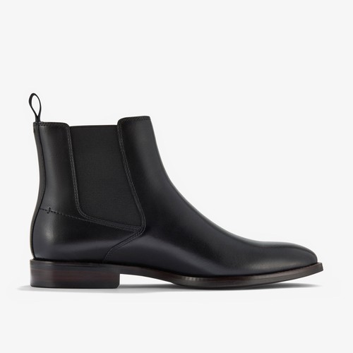Clarks mens banstead - clarks, black