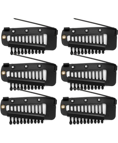 Black chunni clips - , with