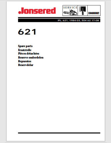 Jonsered 621 chainsaw parts