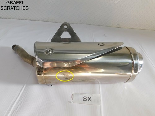 Right exhaust muffler - right, terminal
