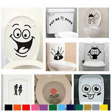 Bathroom Vinyl Stickers Toilet