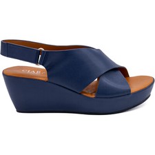 Ladies open toe slingback hook - open,