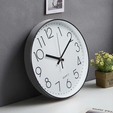 12" Round Wall Clock Simple