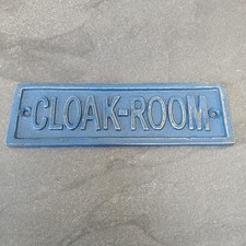 Vintage Cast Iron CLOAKROOM