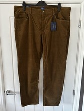 Men's Gant 44W/32L Cord Trousers - BNWT Butternut Slim Fit Corduroy Trousers