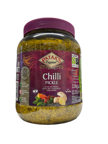 Patak chilli pickle 2kg - patak’s,