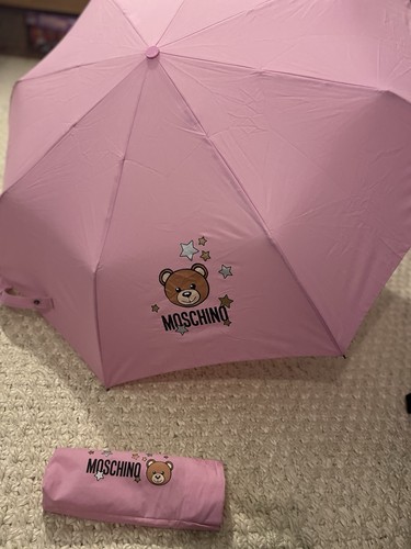 Moschino pink umbrella with - moschino,