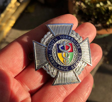 SOUTH YORKSHIRE AMBULANCE SERVICE enamel cap badge