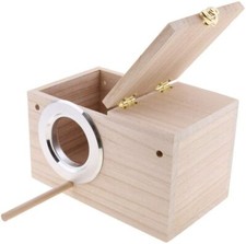 Wooden bird breeding nest - nest, box