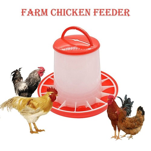 5kg plastic feeder drinker - plastic,