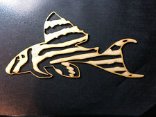 Zebra Pleco Laser Cut- Wooden