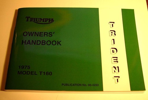 1975 triumph trident t160 - triumph,