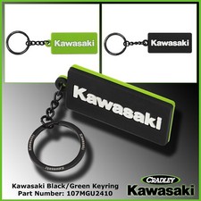KAWASAKI BLACK/GREEN KEYRING 107MGU2410