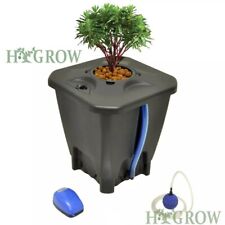 Oxypot Single DWC System - 19 Litre Complete Kit Pipes & Pump - Hydroponics