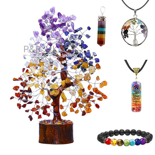 Seven chakra tree life - chakra,