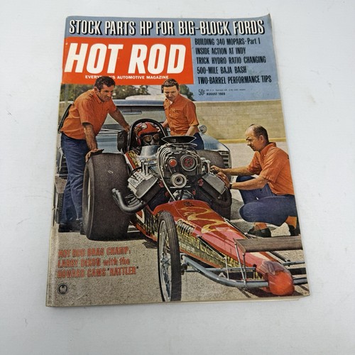 1969 hot rod magazine - hot, august