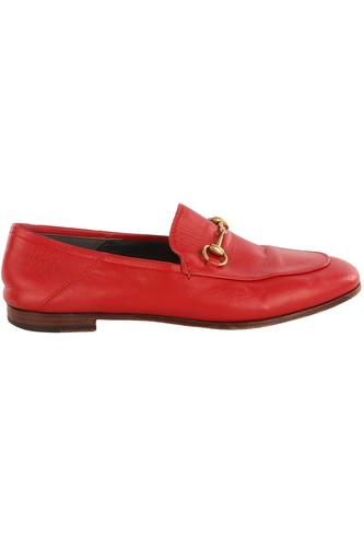 Gucci red brixton leather - red,