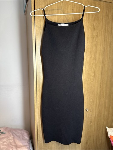Zara black size mini dress - zara, s