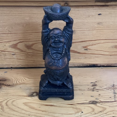 Buddha vintage resin laughing - vintage,