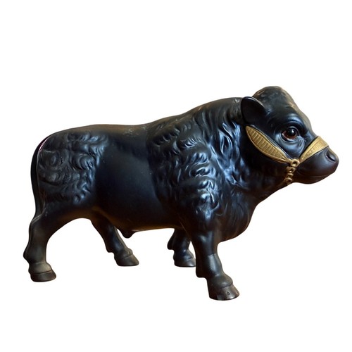 Vintage black angus bull - angus,