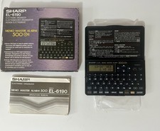 Sharp EL-6190 Electronic Organizer - Memo Master 500  Boxed with Manual