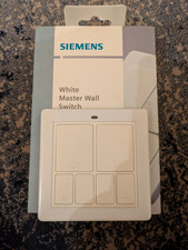 LightwaveRF Master 1 gang Wire Free Mood Scene Switch White Metal - LW101 WH