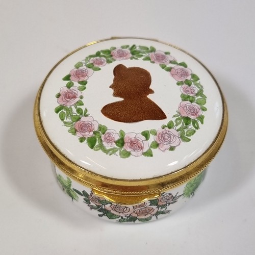 Staffordshire enamels trinket - staffordshire,