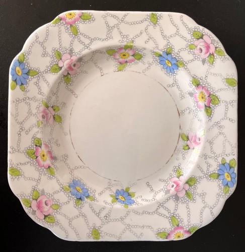 Wetley china square - square, plate