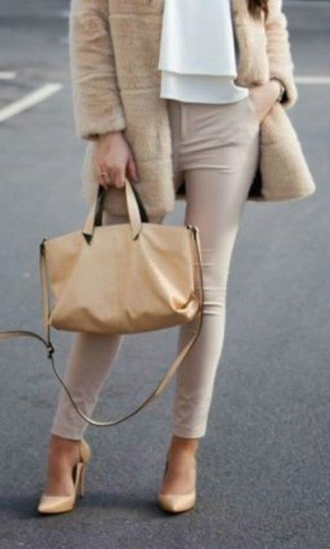 Zara leather nude court - zara, shoes