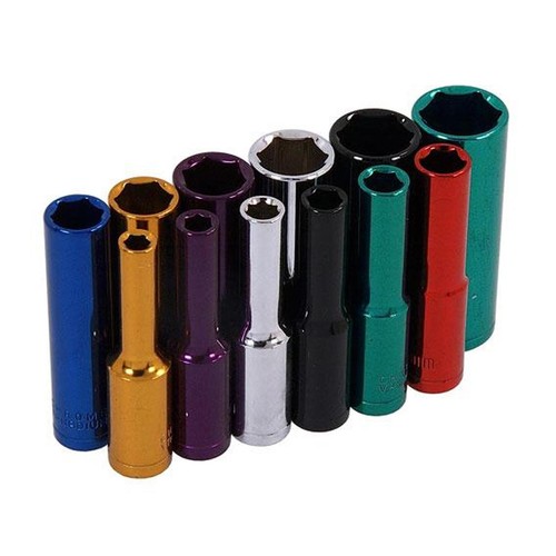 Socket set deep drive - deep, with