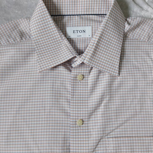 Eton small check print classic - check,