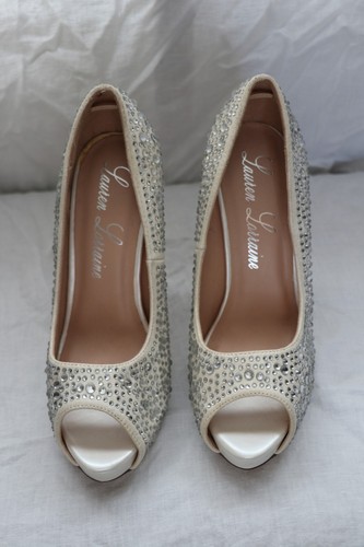 Lauren lorraine silver peep - silver,