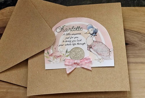 Lucky sixpence gift card baby - lucky,