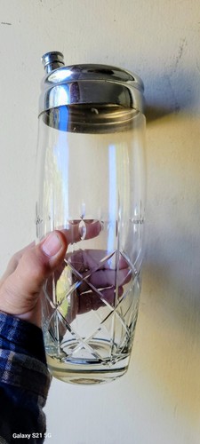 Vintage cut glass crystal - glass,