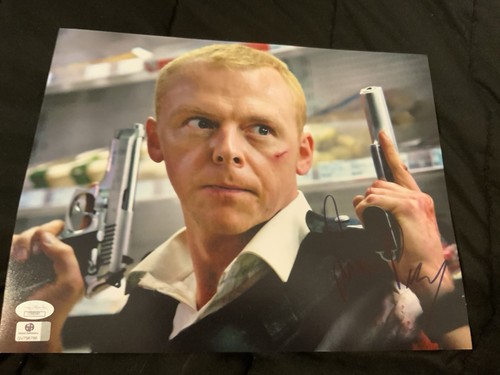 Simon pegg signed autlgraphed - pegg,